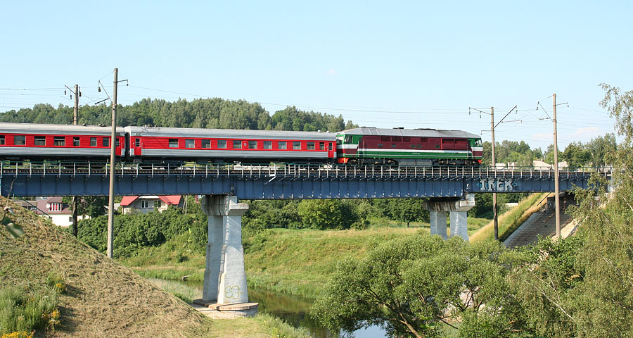 TEP70K-0251 (Belorussian loco)
10.07.2010
Naujoji Vilnia
