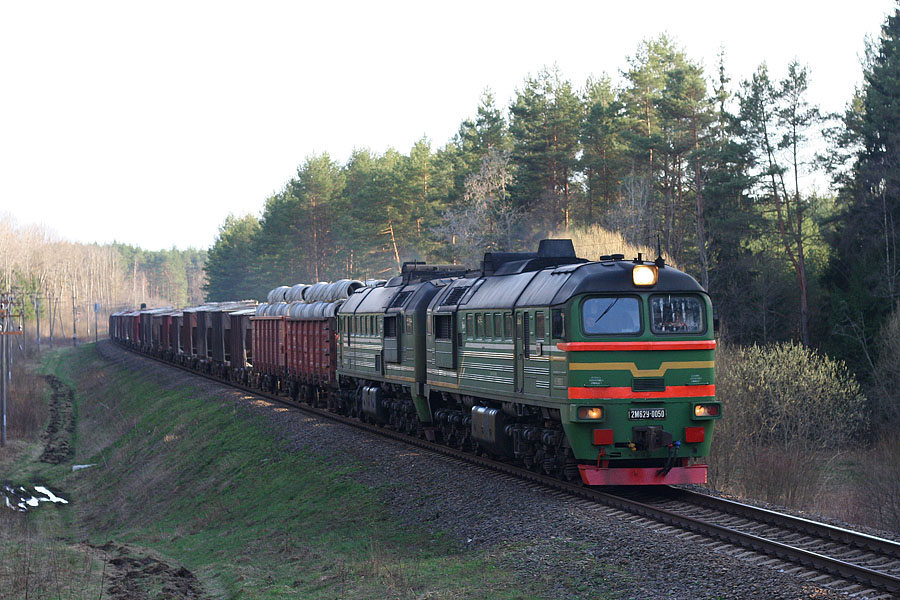 2M62UK-0050 (Belorussian loco)
21.04.2012
Terešiškės - Parudaminys
