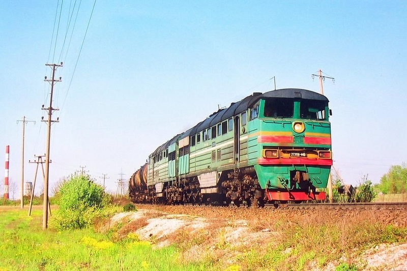 2TE116- 448 (Russian loco)
07.2001
Maardu - Lagedi
