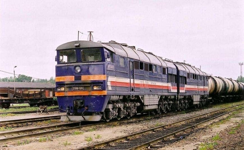 2TE116- 524 (Russian loco)
20.07.2004
Tartu
