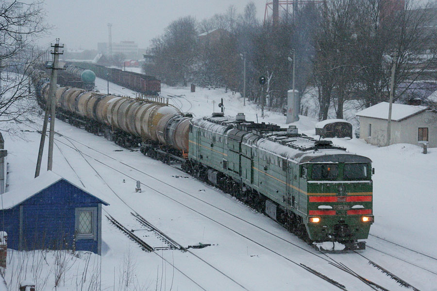 2TE10MK-3350 (Belorussian loco)
12.02.2011
Daugavpils
