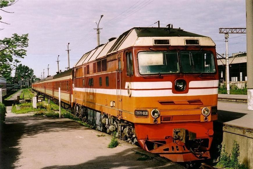 TEP70-0038 (Russian loco)
16.06.2004
Tallinn-Balti
