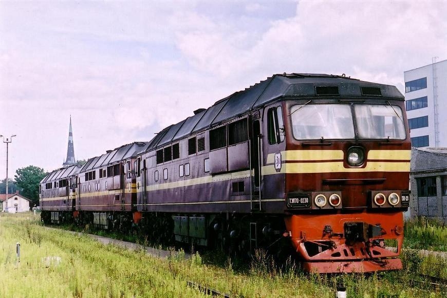 TEP70-0230+0268+0233 (Latvian locos)
27.08.2004
Tallinn-Balti
