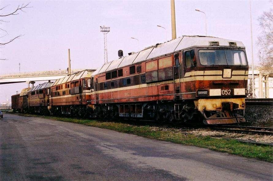 TEP70-0322+0325+0326 (Belorussian locos, ex. Estonian)
17.12.2004
Rīga-Šķirotava
Võtmesõnad: riga-skirotava