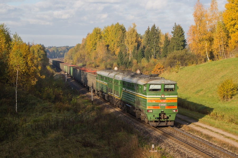 2TE10MK-3607 (Belorussian loco)
04.10.2014
Krāslava - Skaista
Võtmesõnad: kraslava