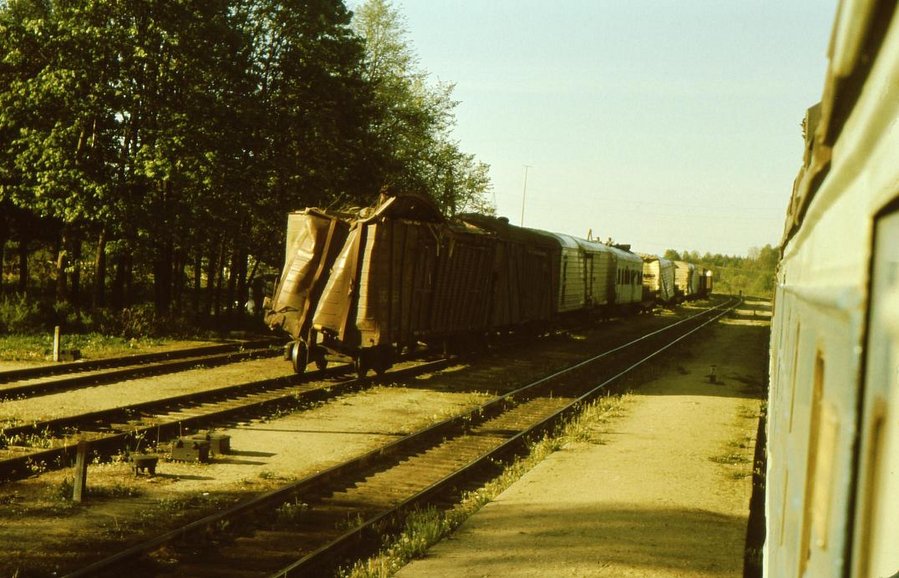 Aloja station
12.05.1990
Mõisaküla - Riga line
