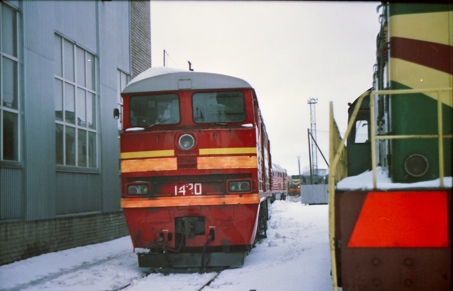 2TE116- 700 (EVR 2TE116-1429/1430)
06.02.2004
Tallinn-Kopli depot
