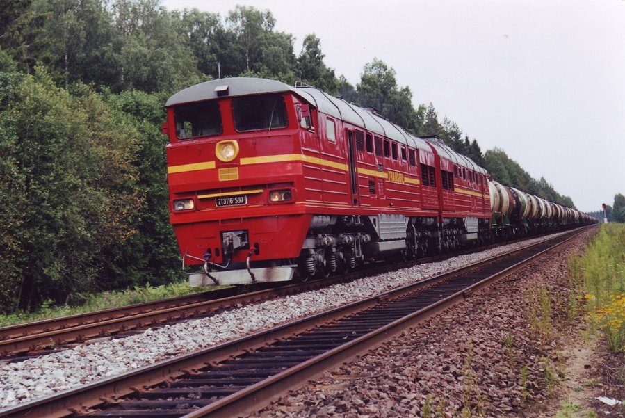2TE116- 597 (Russian loco)
07.2004
Jäneda - Nelijärve

