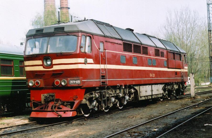 TEP70-0320 (Estonian loco)
14.04.1996
Zasulauks depot
