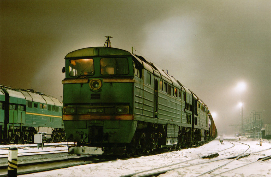 2TE116- 157 (Russian loco)
31.12.2005
Narva

