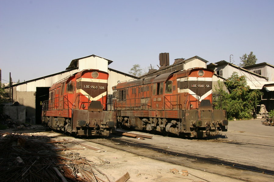 LDE1500-506+511 (ČME3's)
04.10.2009
Alepo depot
