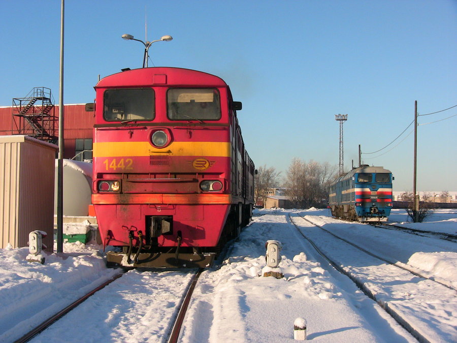 2TE116- 429 (EVR 2TE116-1441/1442)+2TE116- 973
18.01.2010
Tartu depot
