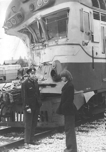 D1-580 after accident near Türi
autumn 1976
Tallinn-Väike depot
Keywords: accidents