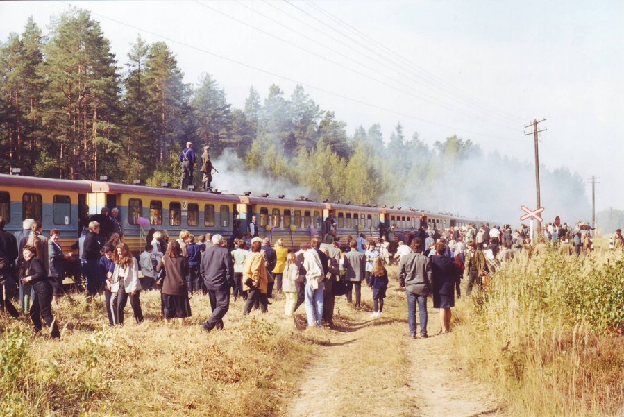 100 years of narrow gauge railway in Lithuania celebrations
18.09.1999
Panevėžys - Troškūnai
Ключевые слова: panevezys troskunai