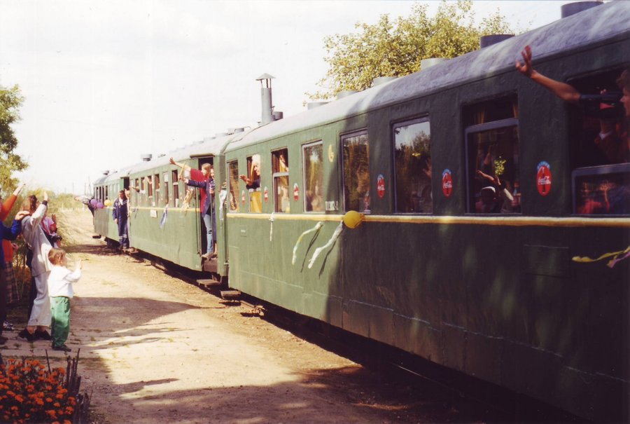 100 years of narrow gauge railway in Lithuania celebrations
18.09.1999
Troškūnai
Keywords: troskunai