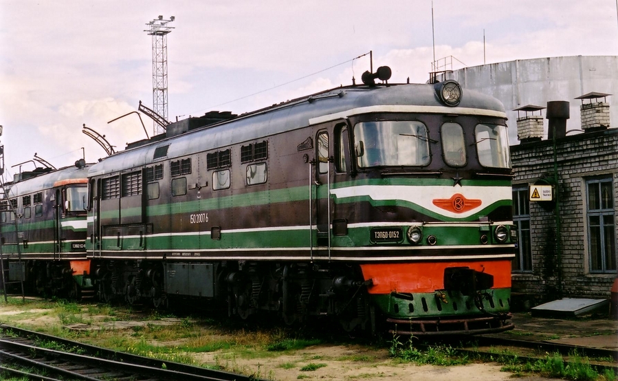 TEP60-0152 (ex. 2TEP60-0052, Belorussian loco)
05.08.2004
Vilnius
