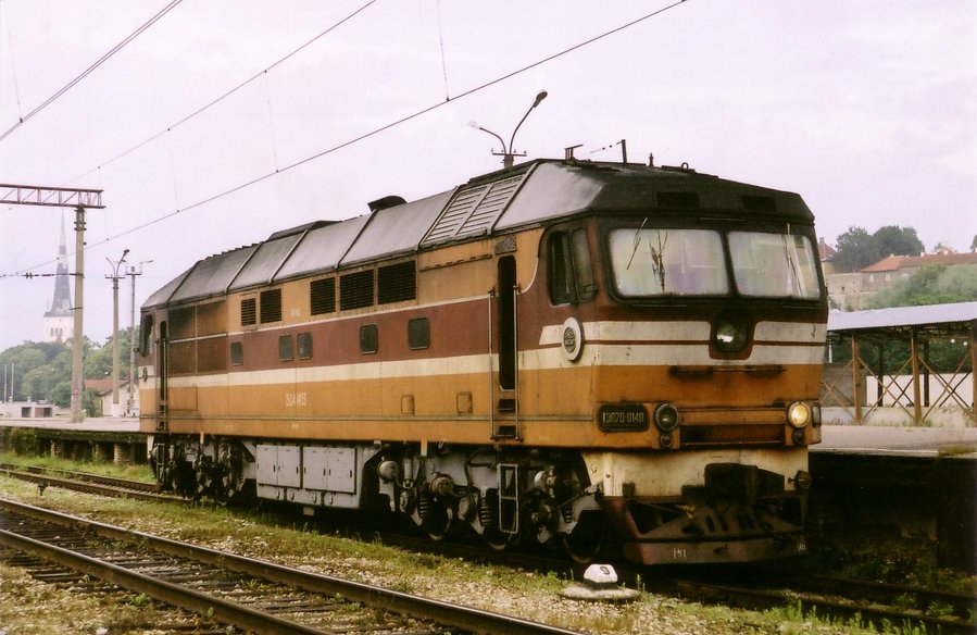 TEP70-0140 (Russian loco)
24.07.2004
Tallinn-Balti
