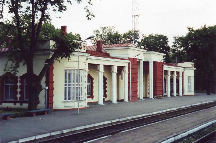 Cēsis station
10.06.1998
Valga - Riga line
Schlüsselwörter: cesis