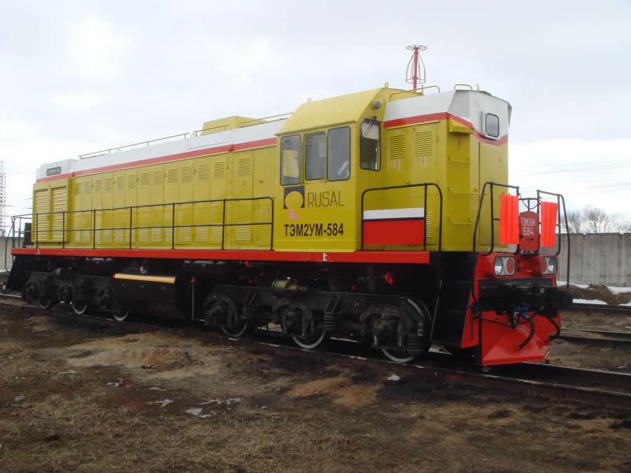 TEM2UM- 584
30.03.2011
Daugavpils LRZ
Locomotive will sent to Conarky, Guinea.
