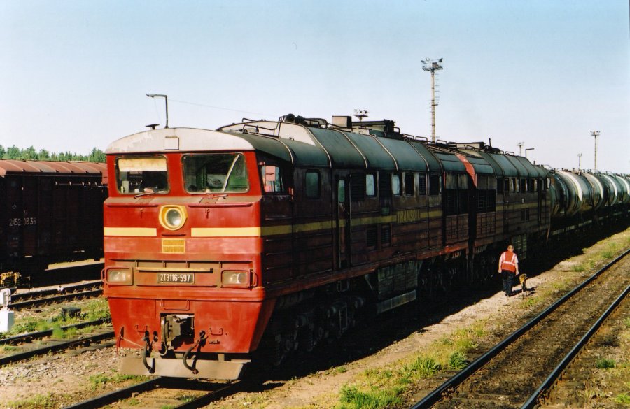 2TE116- 597 (Russian loco)
08.06.2005
Tapa

