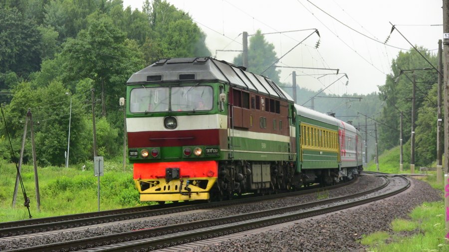 TEP70K-0260 (Belorussian loco)
05.07.2011
Pavilnys
