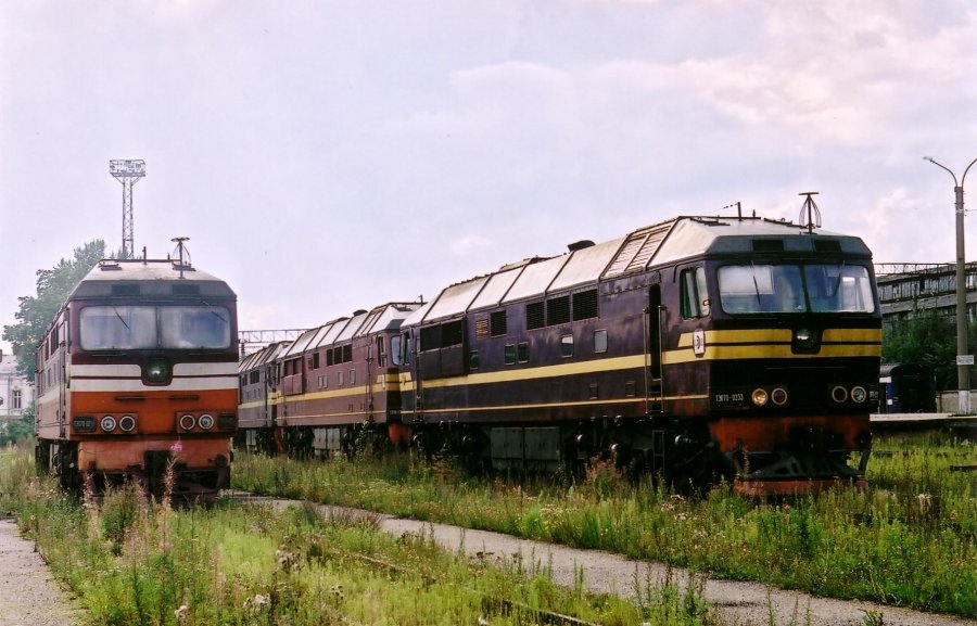 TEP70-0217 (Russian loco)+0233+0268+0230 (Latvian locos)
27.08.2004
Tallinn-Balti
