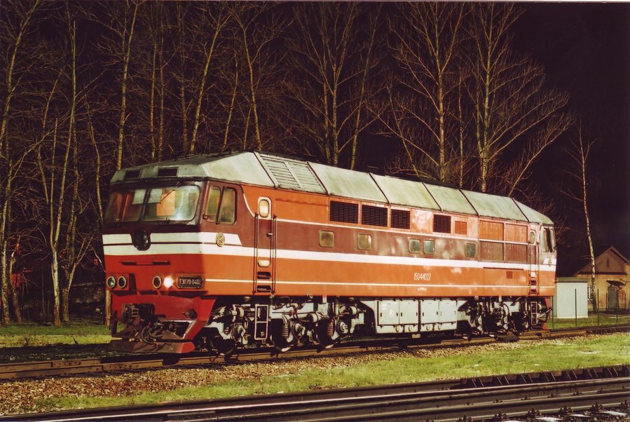 TEP70-0402 (Russian loco)
30.12.2006
Narva

