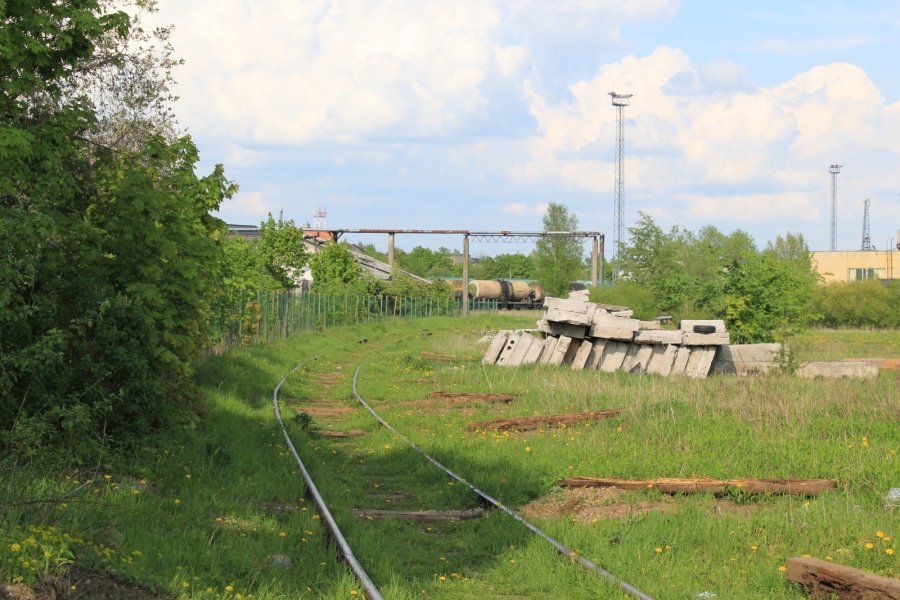 Industrial railway in Narva (Narva Gate Branch by Oru street)
21.05.2012
