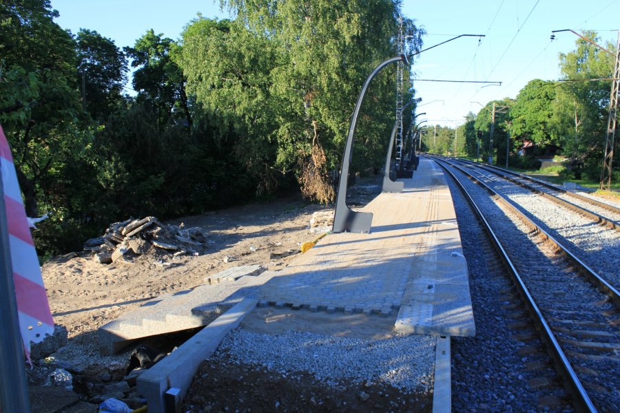 Platform construction in Rahumäe stop
29.06.2012
