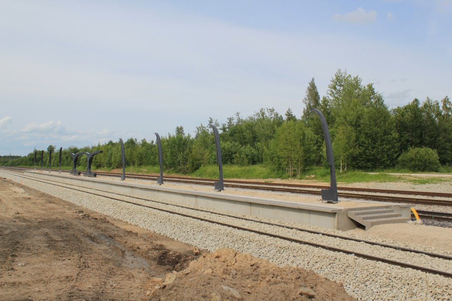 Platform construction in Rakke station
01.07.2012
