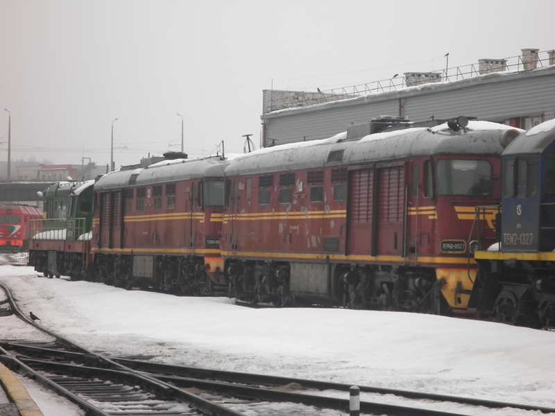 TEP60-0992+0927
12.01.2011
Vilnius depot

