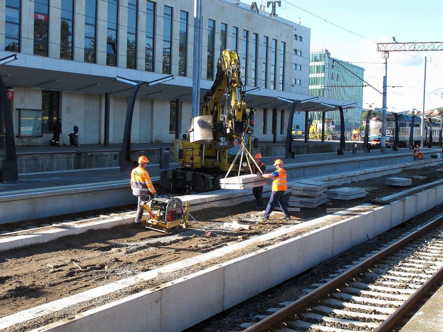 Platform construction in Tallinn-Balti station 
04.09.2012

