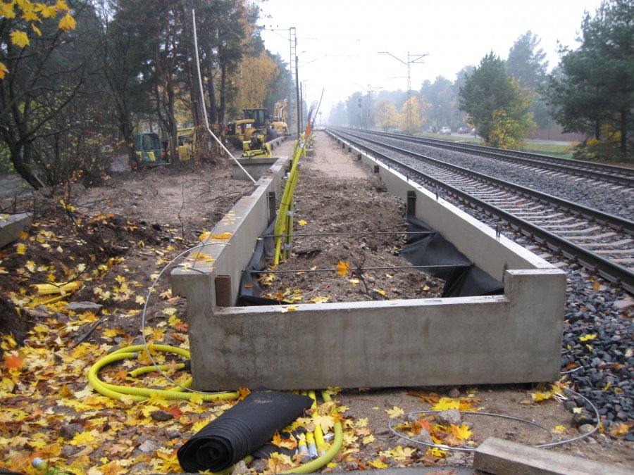 Platform construction at Kivimäe stop
21.10.2012
