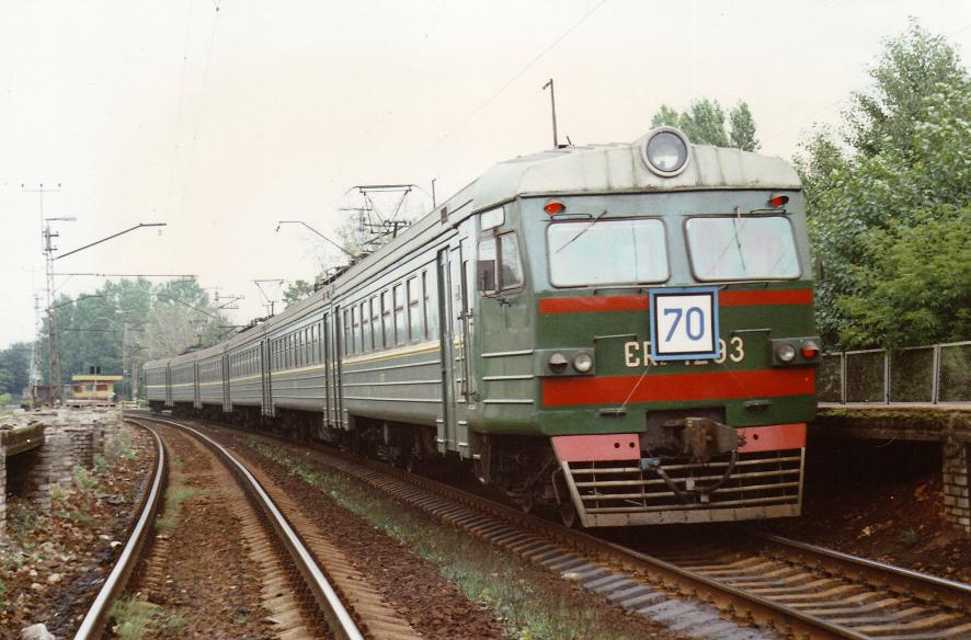 ER2-1293 (EVR ER2-2105/06)
24.09.1994
Tondi
"70 years of electric railway in Estonia"
