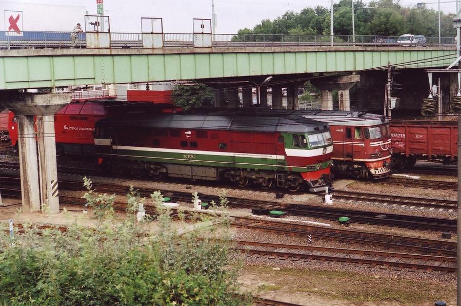 TEP60-0287+TEP70-0425 (Belorussian loco)+TEP70BS-002
10.08.2006
Vilnius
