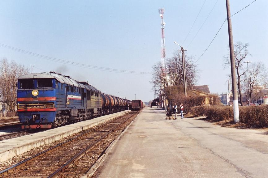 2TE116- 648 (Russian loco)
04.2002
Rakvere

