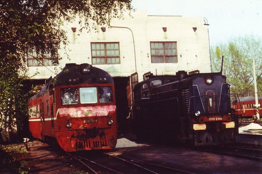 D1-312 (Estonian DMU)+TGM3-2344
05.1989
Vilnius

