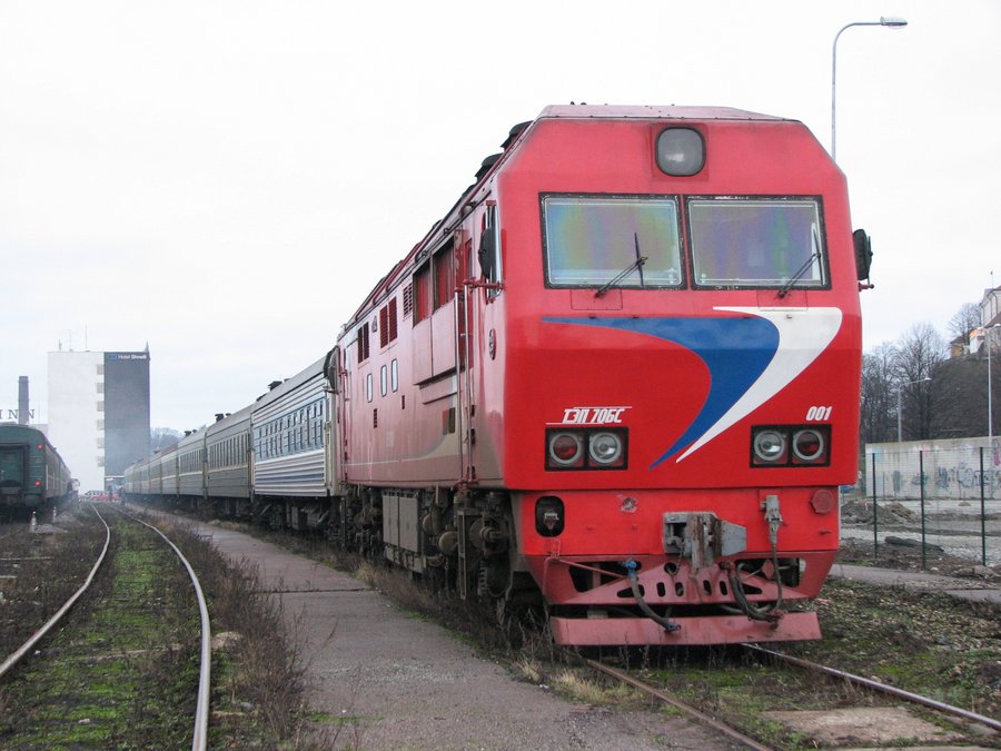 TEP70BS-001 (Russian loco)
02.01.2007
Tallinn-Balti

