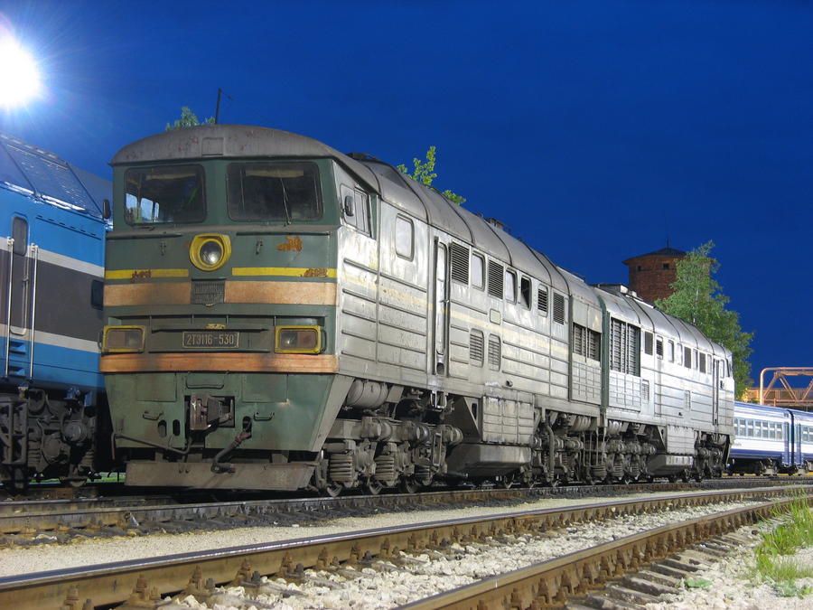 2TE116- 530 (Russian loco)
08.06.2006
Narva

