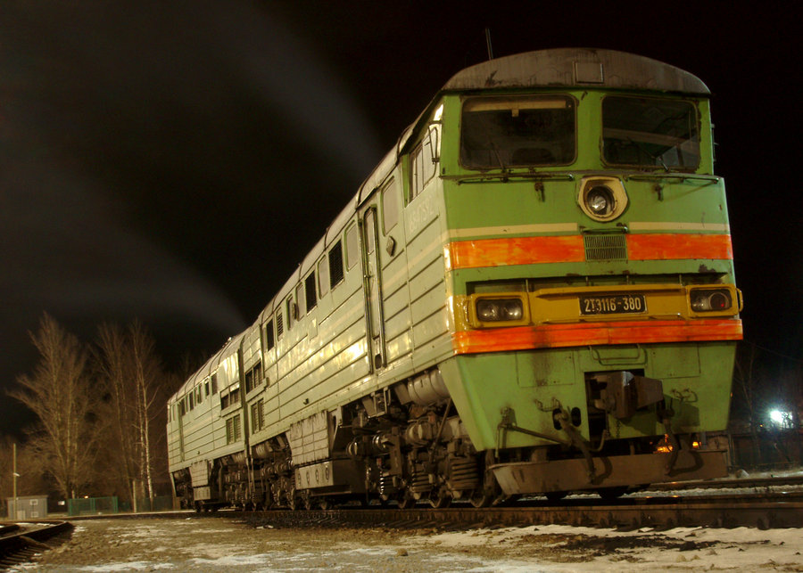 2TE116- 380 (Russian loco)
05.12.2007
Narva

