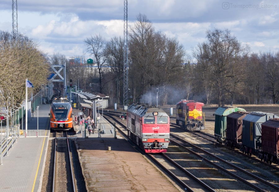 1428 & 2TE116U-0208 (Russian loco) & C36-7i-1534
03.04.2021
Narva
