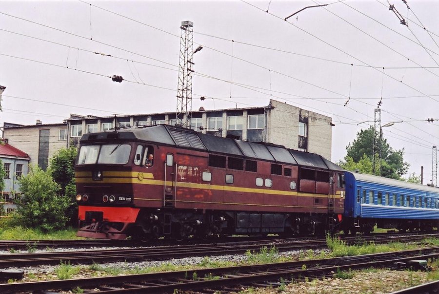 TEP70-0235 (Latvian loco)
15.07.2002
Tallinn-Balti (with Tallinn-Minsk train)
