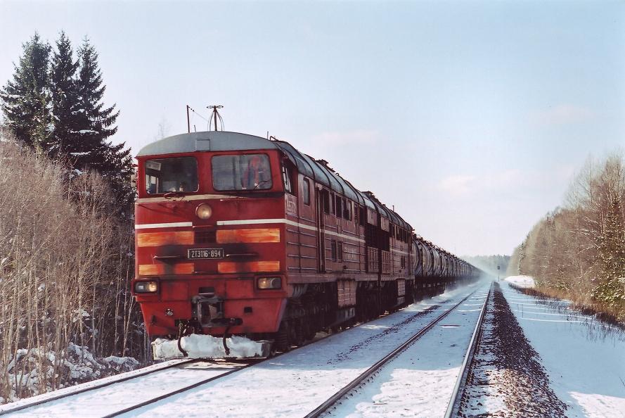 2TE116- 894 (Russian loco)
11.03.2006
Jäneda - Nelijärve
