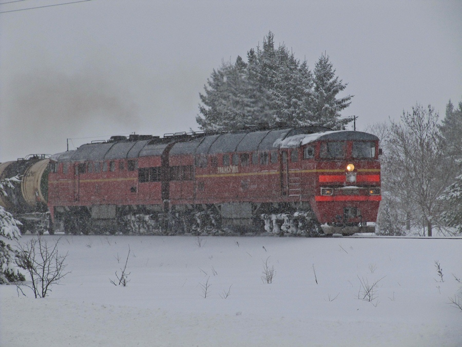 2TE116-1689 (actual 2TE116- 377, Russian loco)
12.12.2010
Rakvere - Kadrina
