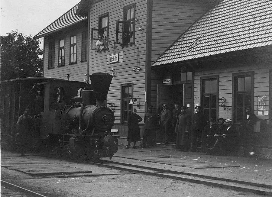 Kohila station + steam loco
Before 17.07.1927
