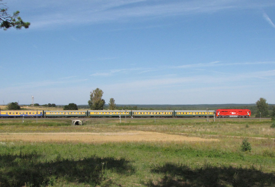 Belorussian TEP70BS
08.2009
Kena - Belorussian border
