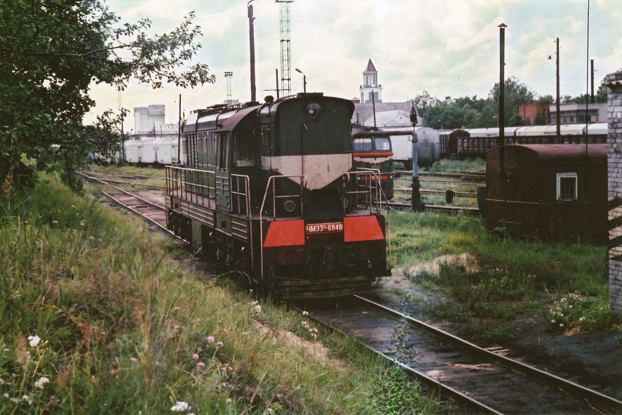 ČME3e-6848 (Lithuanian loco)
06.1993
Valga
