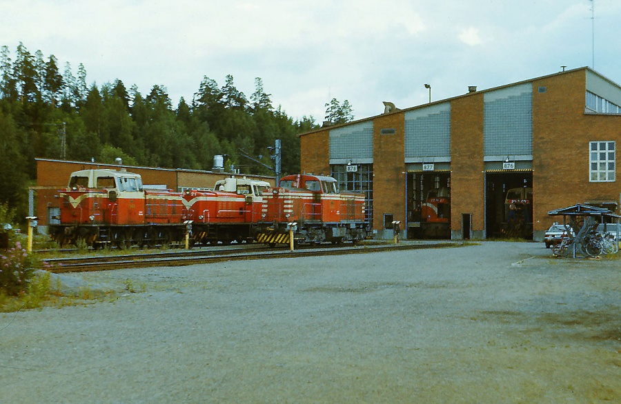 Dv15 + Dr16 & Dv14
19.07.1991
Tampere depot
