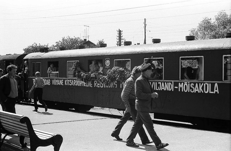 Last train leaving from Viljandi to Mõisaküla
03.06.1973
Viljandi 
