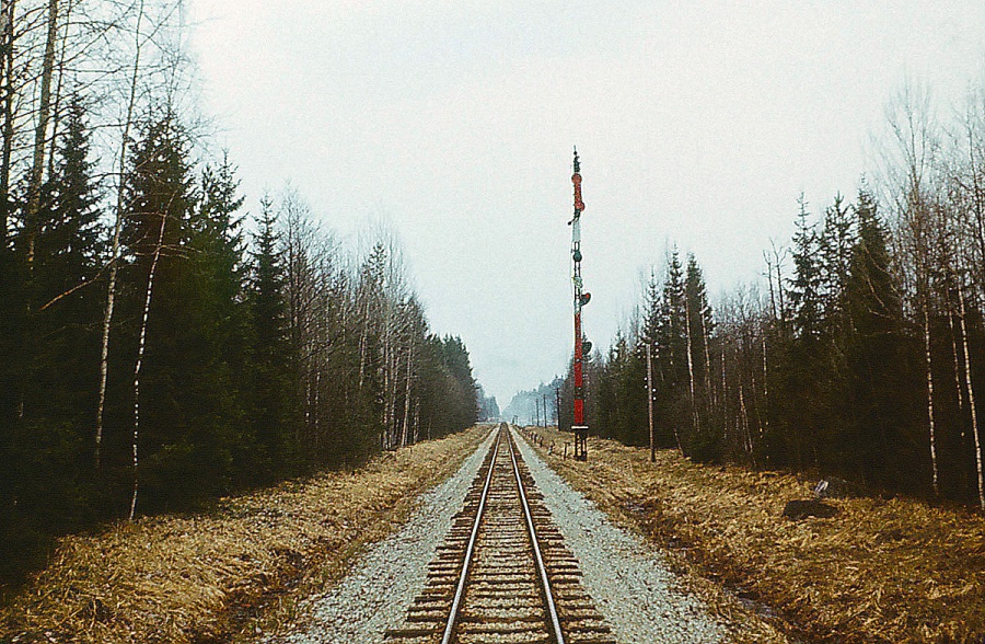 Riisselja semaphore
04.1974
 Mõisaküla-Riisselja line
